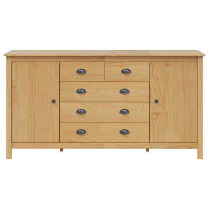 vidaXL Sideboard HILL Honey Brown 154 x 40 x 80 cm Solid Pine Wood