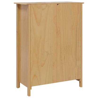 vidaXL Wine Cabinet HILL Honey Brown 79.5 x 40 x 107.5 cm