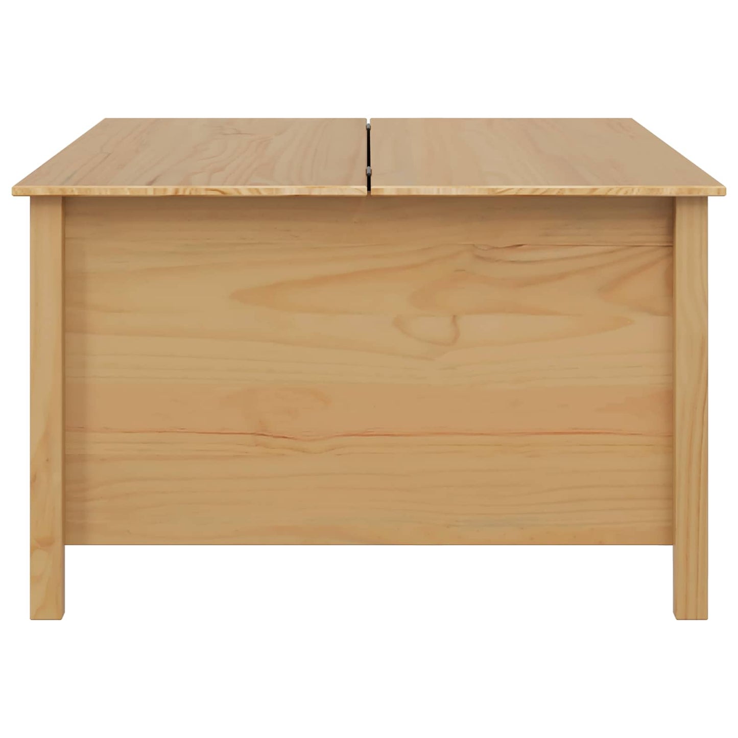 vidaXL Coffee Table with Drawer HILL Honey Brown 79.5 x 79.5 x 49 cm