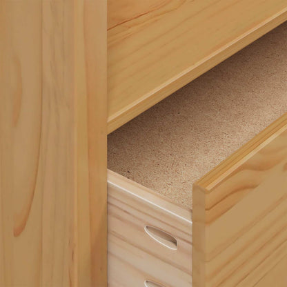 vidaXL Wardrobe HILL Honey Brown 84 x 50 x 170 cm Solid Pine Wood