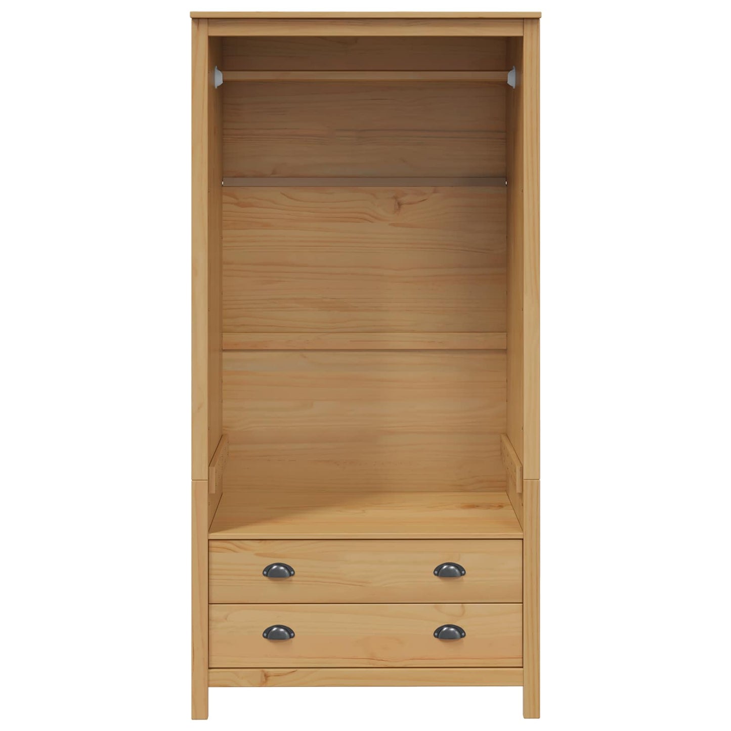 vidaXL Wardrobe HILL Honey Brown 84 x 50 x 170 cm Solid Pine Wood