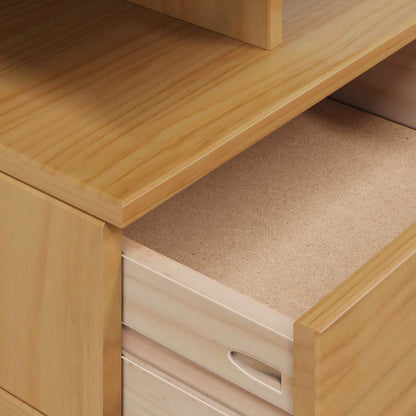 vidaXL Bedside Cabinet with Drawer HILL Honey Brown 40 x 31 x 27 cm