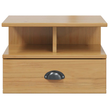 vidaXL Bedside Cabinet with Drawer HILL Honey Brown 40 x 31 x 27 cm