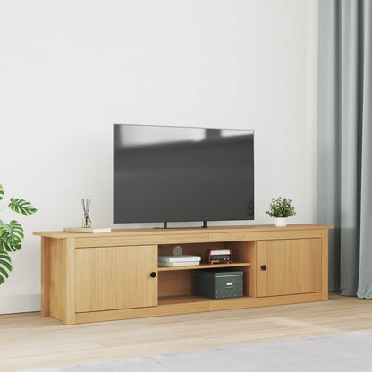 vidaXL TV Rack HILL Honey Brown 158 x 40 x 39.5 cm Solid Pine Wood
