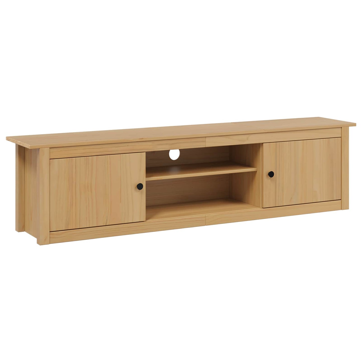 vidaXL TV Rack HILL Honey Brown 158 x 40 x 39.5 cm Solid Pine Wood