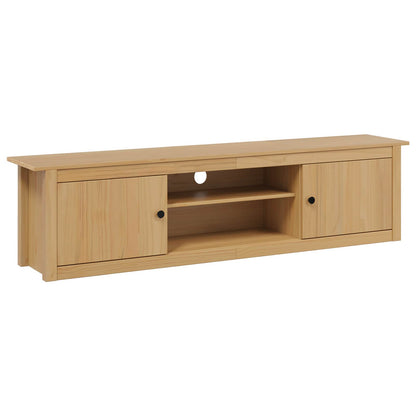 vidaXL TV Rack HILL Honey Brown 158 x 40 x 39.5 cm Solid Pine Wood