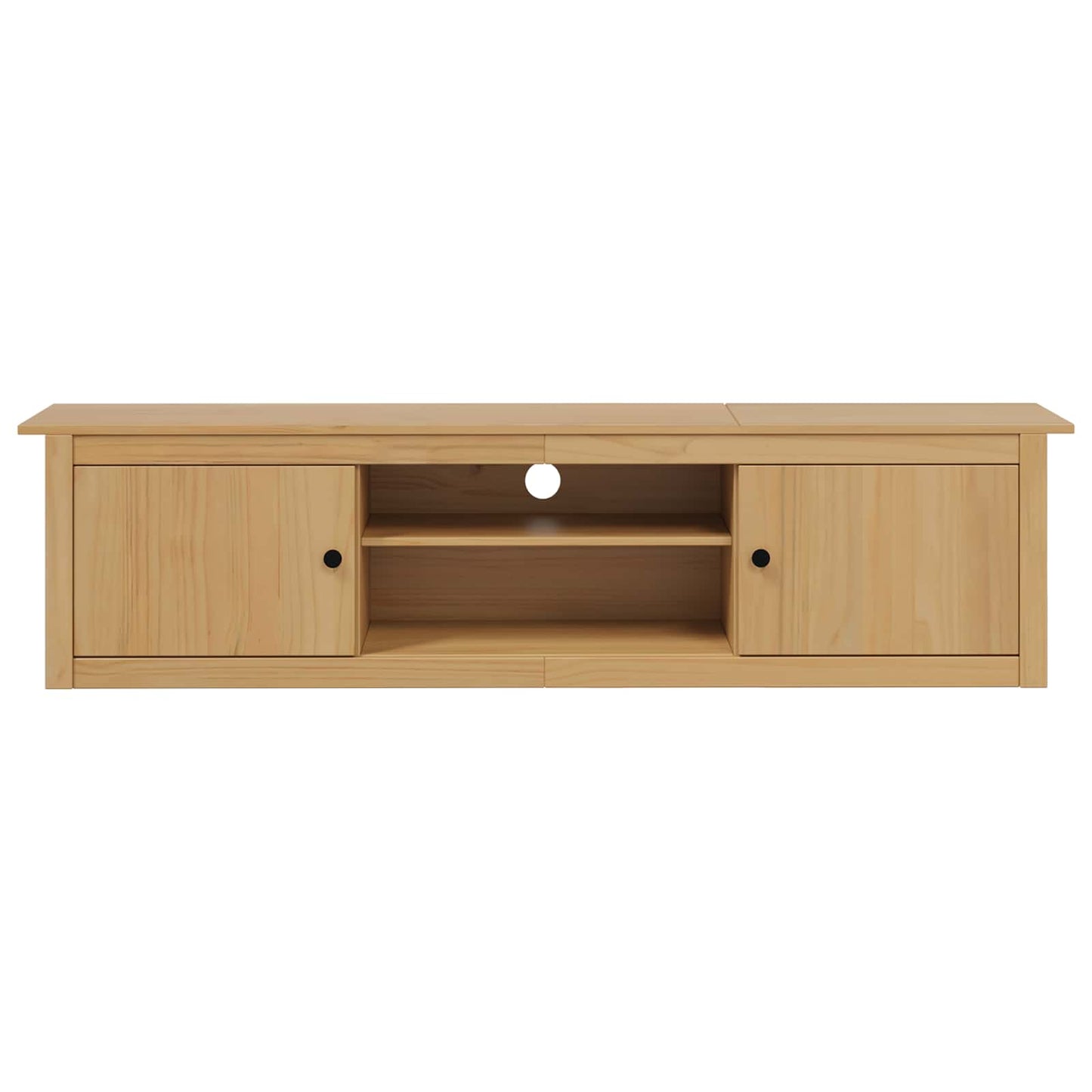 vidaXL TV Rack HILL Honey Brown 158 x 40 x 39.5 cm Solid Pine Wood