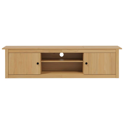 vidaXL TV Rack HILL Honey Brown 158 x 40 x 39.5 cm Solid Pine Wood