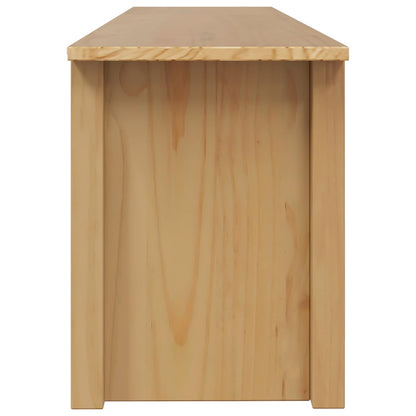vidaXL TV Rack HILL Honey Brown 158 x 40 x 39.5 cm Solid Pine Wood