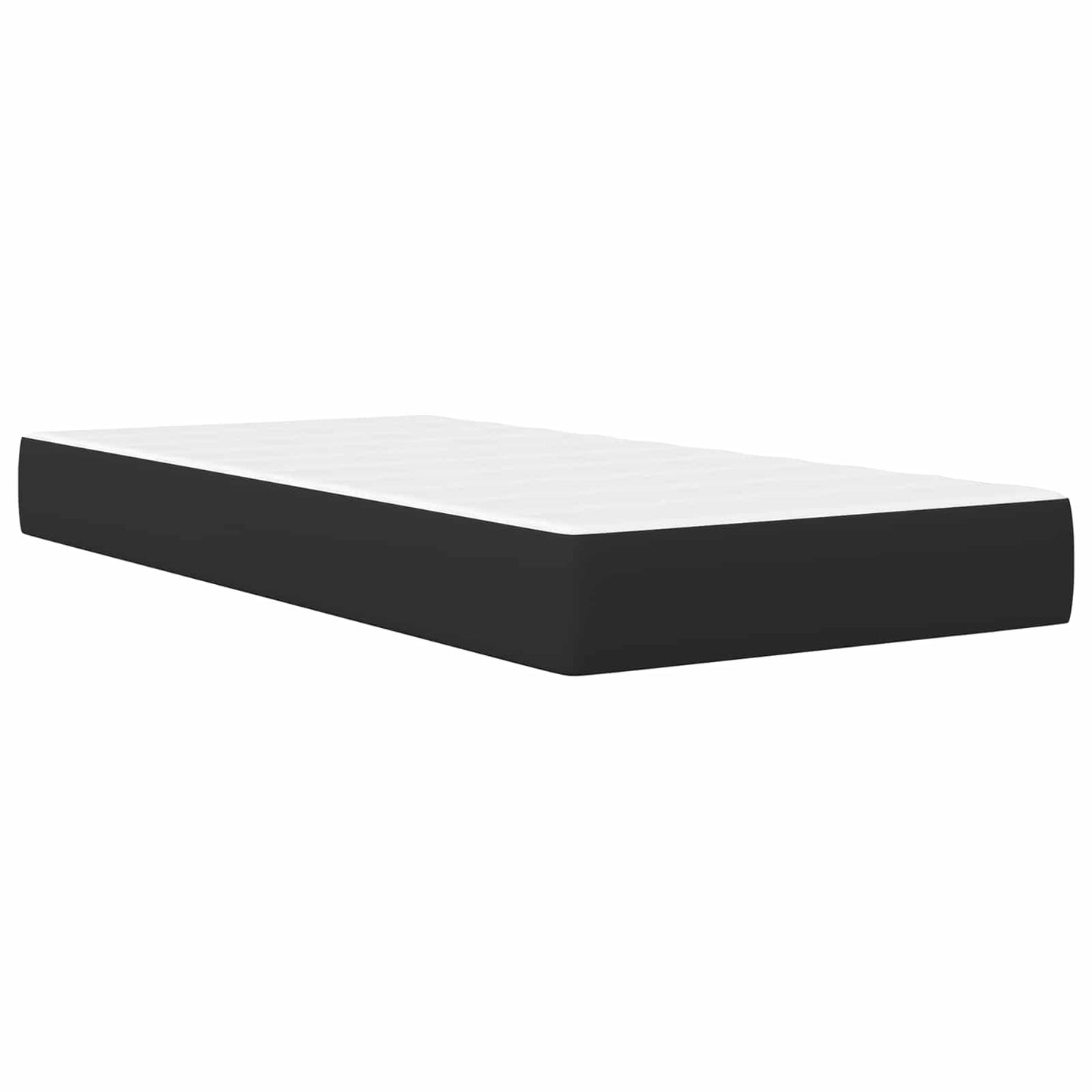 vidaXL Bed Frame with Headboard Black 90 x 190 cm Faux Leather