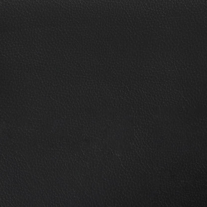 vidaXL Bed Frame with Headboard Black 90 x 190 cm Faux Leather
