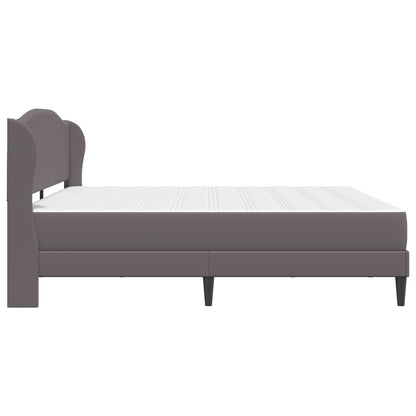vidaXL Bed Frame with Headboard Grey 180 x 200 cm Faux Leather