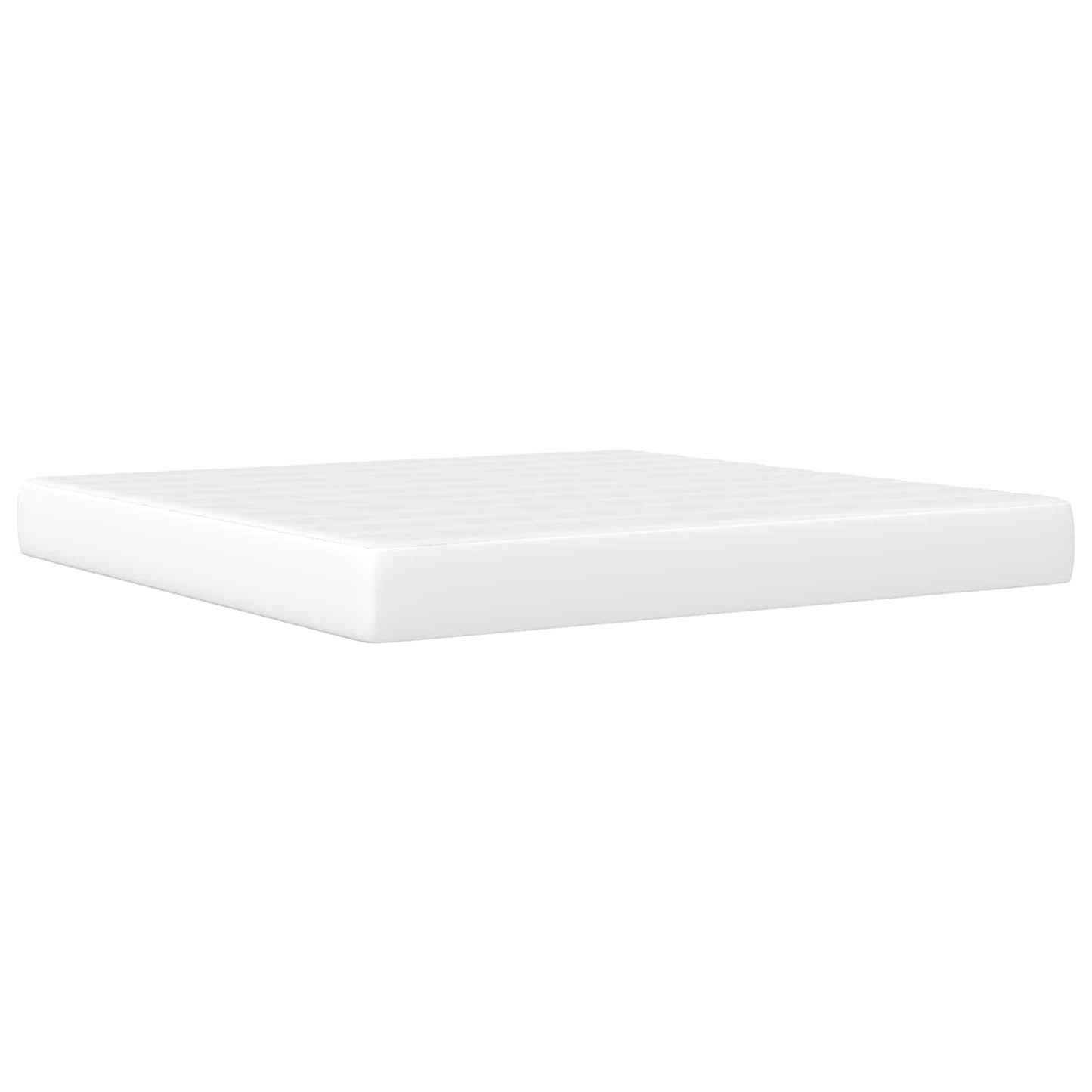 vidaXL Bed Frame with Headboard White 180 x 200 cm Faux Leather