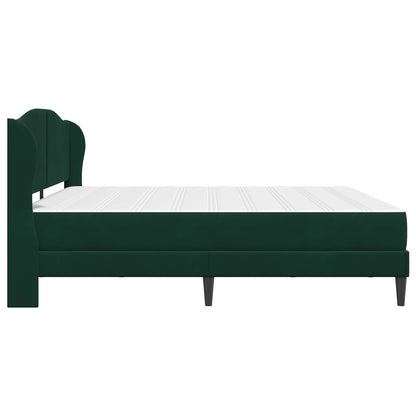 vidaXL Bed Frame with Headboard Black 180 x 200 cm Velvet