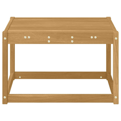vidaXL Outdoor Table Solid Acacia Wood White 59 x 59 x 37 cm