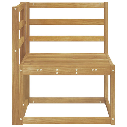 vidaXL Outdoor Corner Sofa Solid Acacia Wood White 63 x 63 x 73 cm