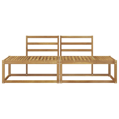 vidaXL Outdoor End Sofa 2 Piece White 182.5 x 63 x 73 cm