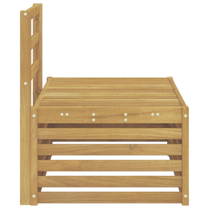 vidaXL Outdoor Sofa Set White 91 x 63 x 73 cm Solid Acacia Wood
