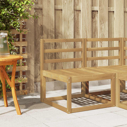 vidaXL Backrest Module White 59 x 4 x 73 cm Solid Acacia Wood
