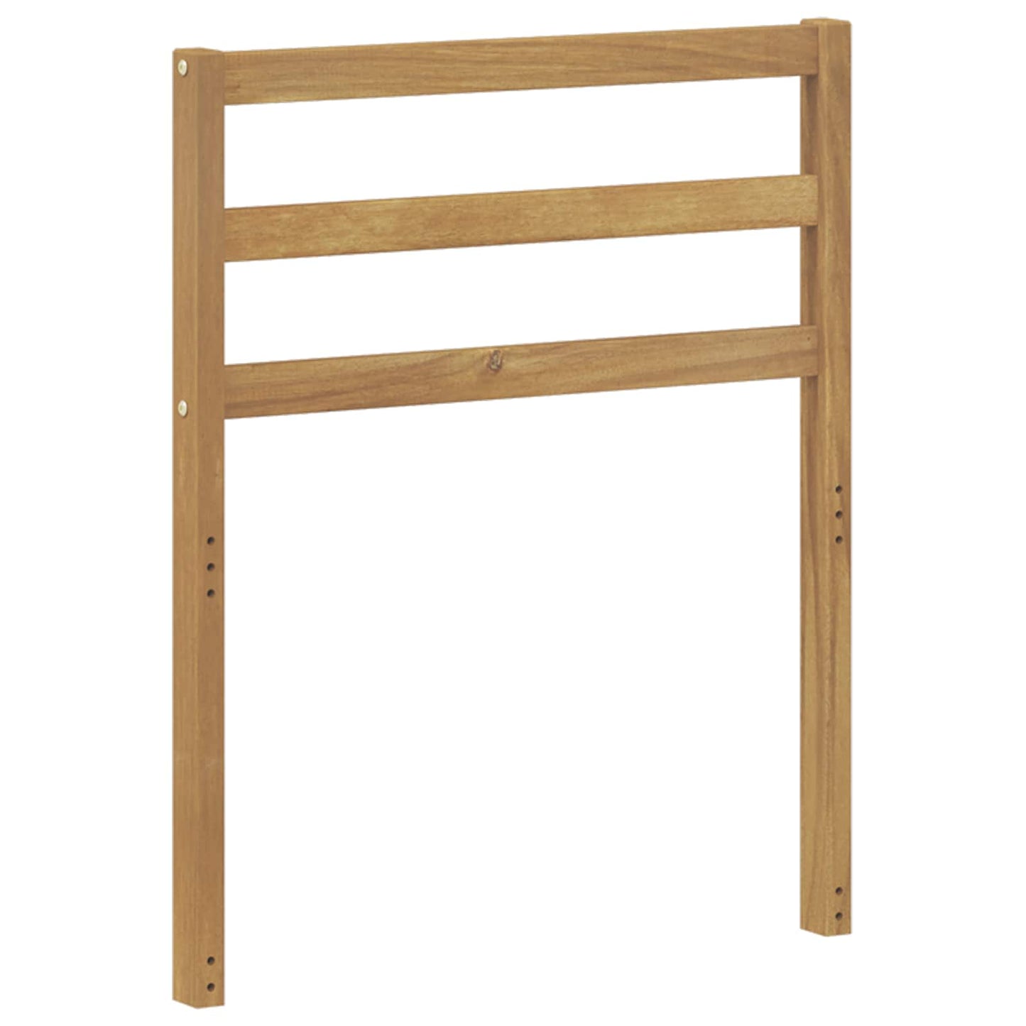 vidaXL Armrests Module 2 pcs White 59 x 4 x 73 cm Solid Acacia Wood