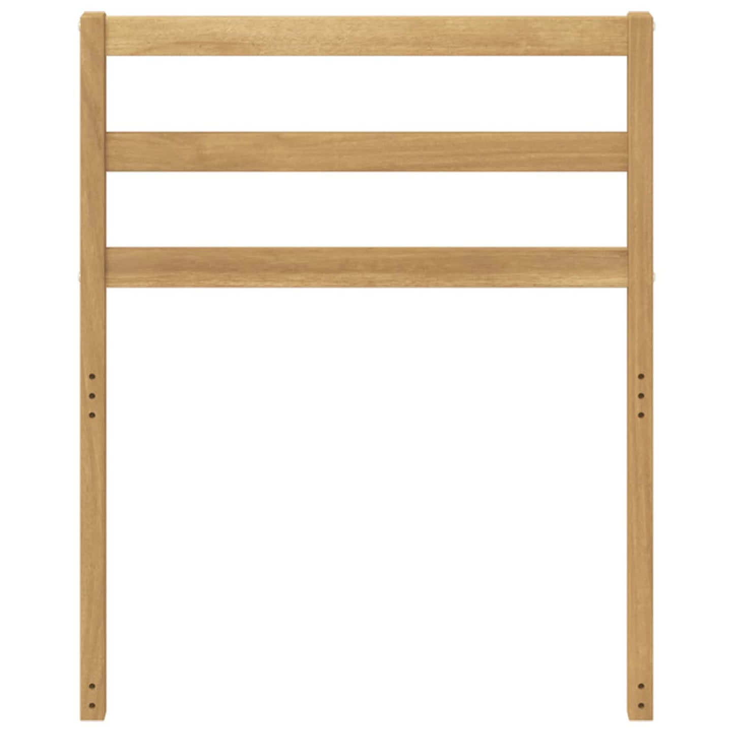 vidaXL Armrests Module 2 pcs White 59 x 4 x 73 cm Solid Acacia Wood