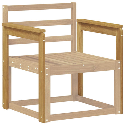 vidaXL Armrests Module 2 pcs White 59 x 6 x 61 cm Solid Acacia Wood