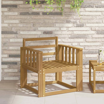 vidaXL Armrests Module 2 pcs White 60 x 6 x 61 cm Solid Acacia Wood
