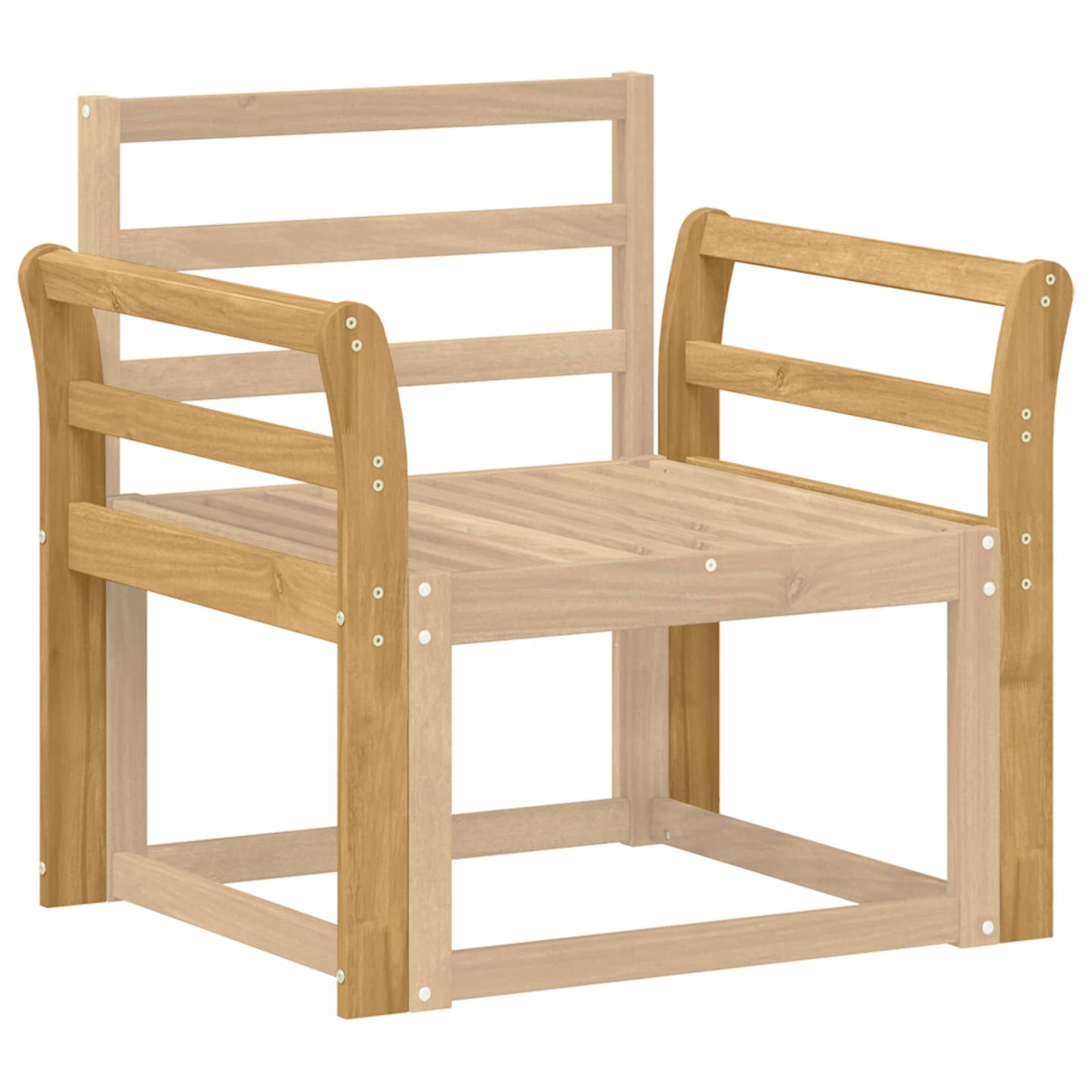 vidaXL Armrests Module 2 pcs White 58.5 x 8.5 x 60 cm