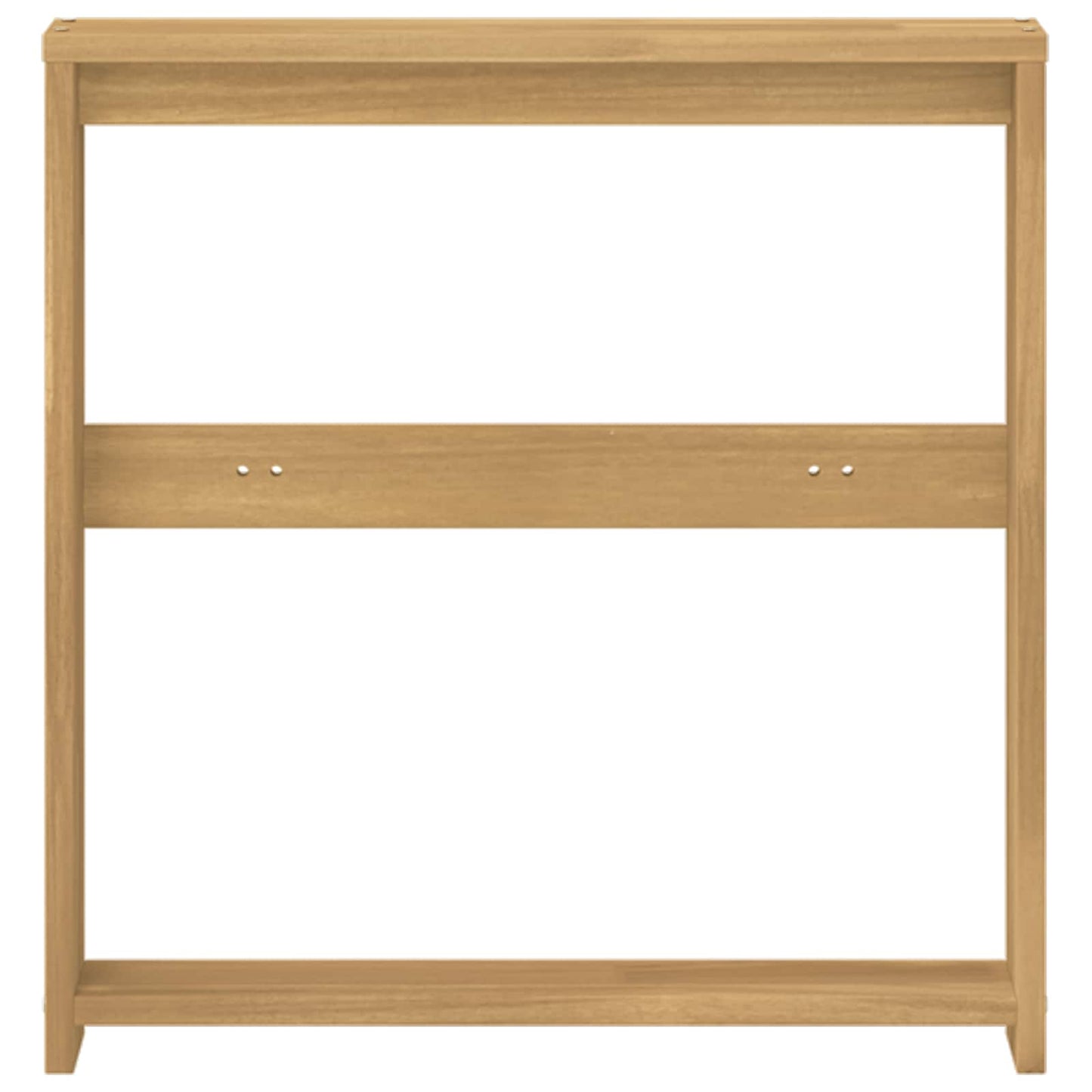 vidaXL Armrests Module 2 pcs White 58.5 x 10 x 61 cm Solid Acacia Wood