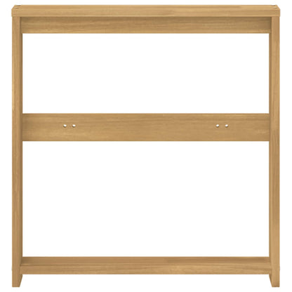 vidaXL Armrests Module 2 pcs White 58.5 x 10 x 61 cm Solid Acacia Wood