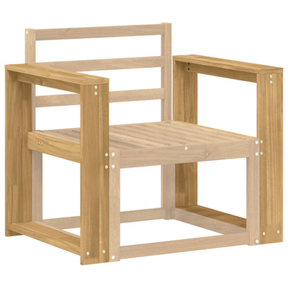 vidaXL Armrests Module 2 pcs White 58.5 x 10 x 61 cm Solid Acacia Wood