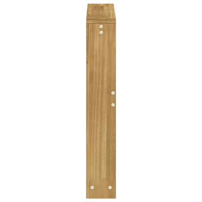 vidaXL Armrests Module 2 pcs White 58.5 x 10 x 61 cm Solid Acacia Wood