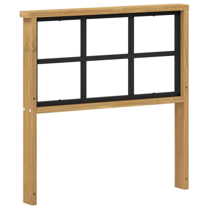 vidaXL Armrests Module 2 pcs White 60 x 6 x 61 cm Solid Acacia Wood