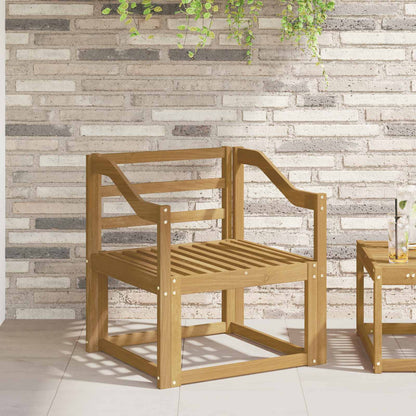 vidaXL Armrests Module 2 pcs White 59 x 4 x 73 cm Solid Acacia Wood