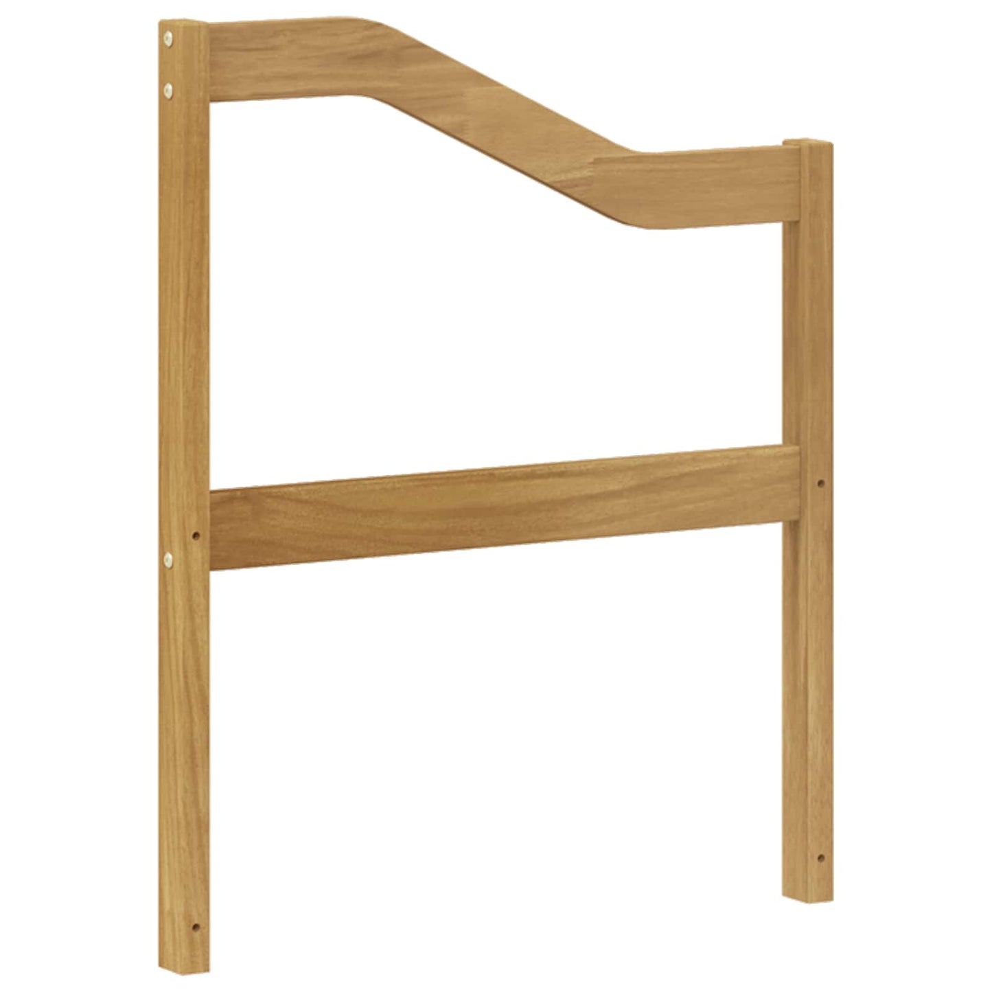 vidaXL Armrests Module 2 pcs White 59 x 4 x 73 cm Solid Acacia Wood