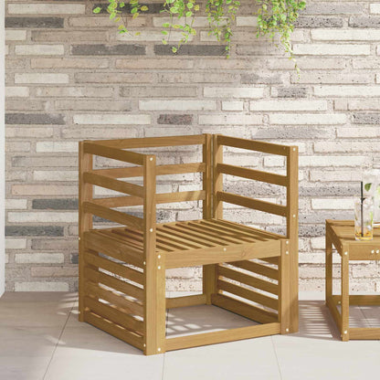 vidaXL Armrests Module 2 pcs White 59 x 4 x 73 cm Solid Acacia Wood