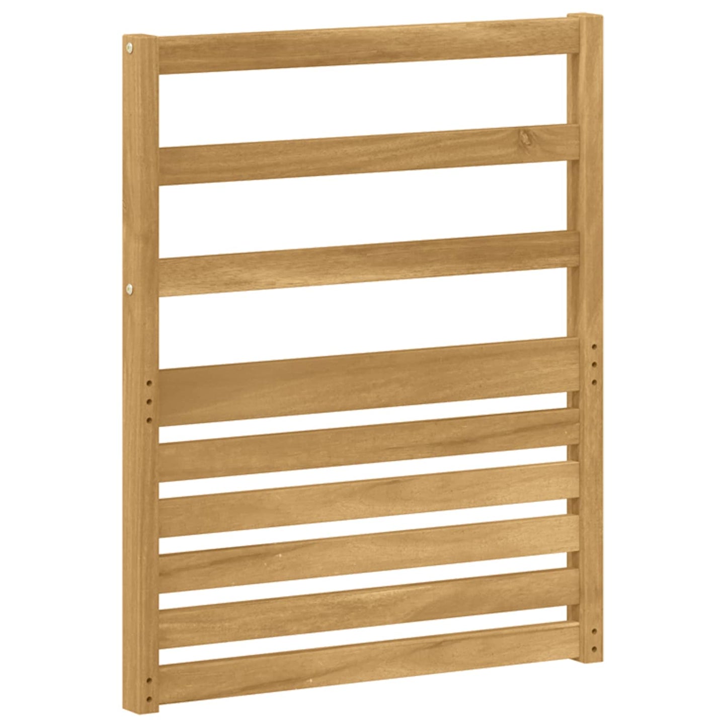 vidaXL Armrests Module 2 pcs White 59 x 4 x 73 cm Solid Acacia Wood