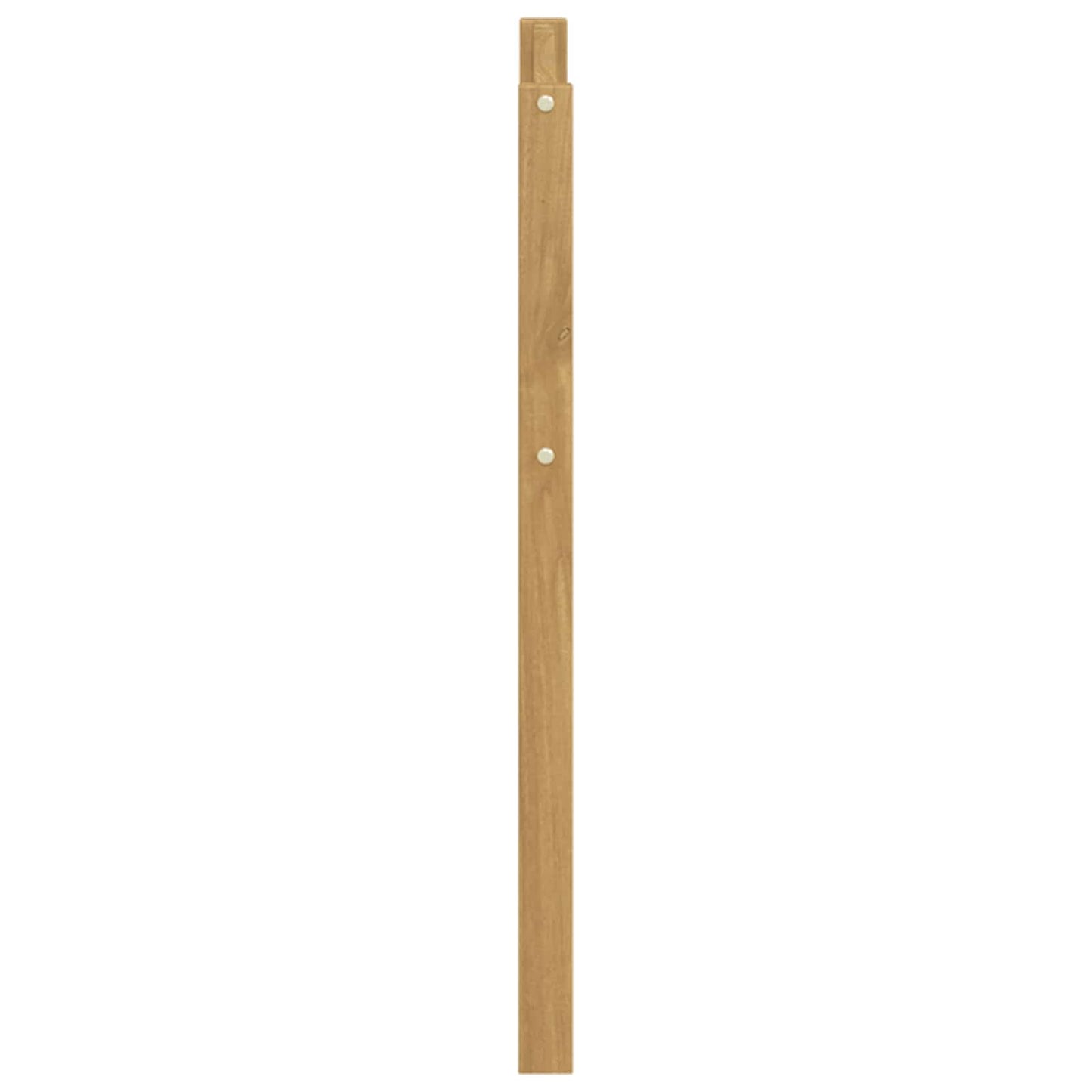 vidaXL Armrests Module 2 pcs White 59 x 4 x 73 cm Solid Acacia Wood