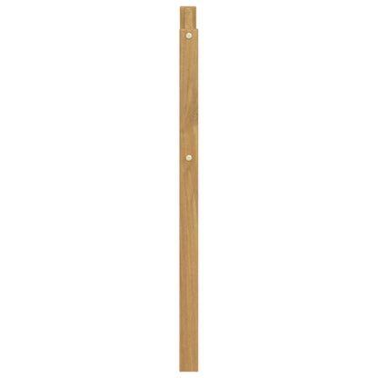 vidaXL Armrests Module 2 pcs White 59 x 4 x 73 cm Solid Acacia Wood