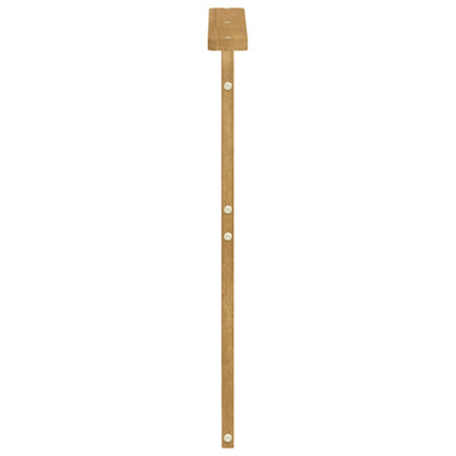 vidaXL Armrests Module 2 pcs White 59 x 6 x 61 cm Solid Acacia Wood