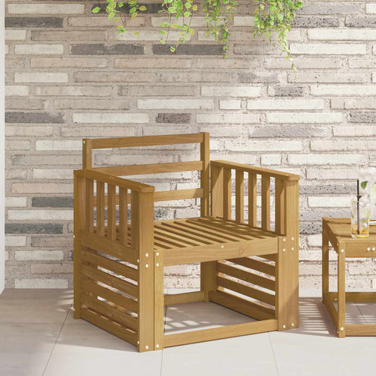 vidaXL Armrests Module 2 pcs White 60 x 6 x 61 cm Solid Acacia Wood