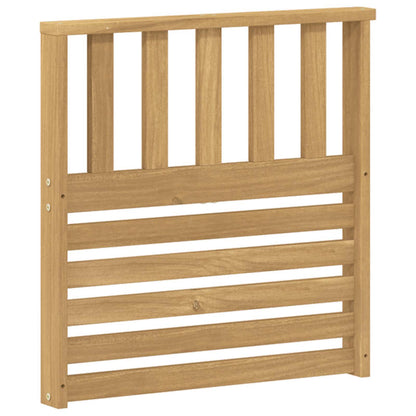 vidaXL Armrests Module 2 pcs White 60 x 6 x 61 cm Solid Acacia Wood