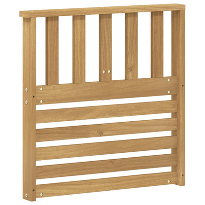 vidaXL Armrests Module 2 pcs White 60 x 6 x 61 cm Solid Acacia Wood