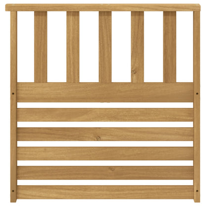 vidaXL Armrests Module 2 pcs White 60 x 6 x 61 cm Solid Acacia Wood
