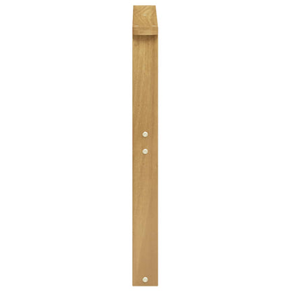 vidaXL Armrests Module 2 pcs White 60 x 6 x 61 cm Solid Acacia Wood
