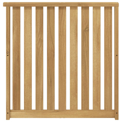 vidaXL Armrests Module 2 pcs White 60 x 6 x 61 cm Solid Acacia Wood