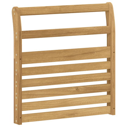 vidaXL Armrests Module 2 pcs White 58.5 x 8 x 60 cm Solid Acacia Wood