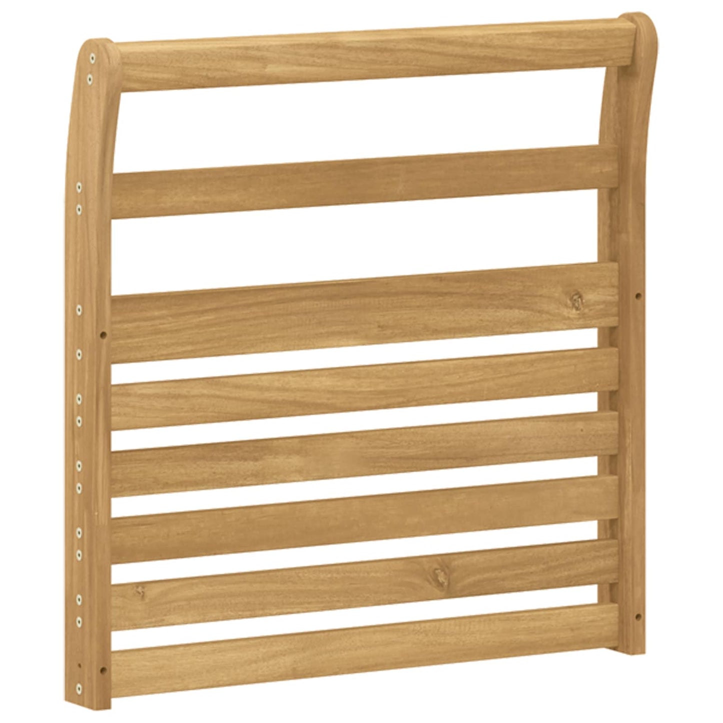 vidaXL Armrests Module 2 pcs White 58.5 x 8 x 60 cm Solid Acacia Wood