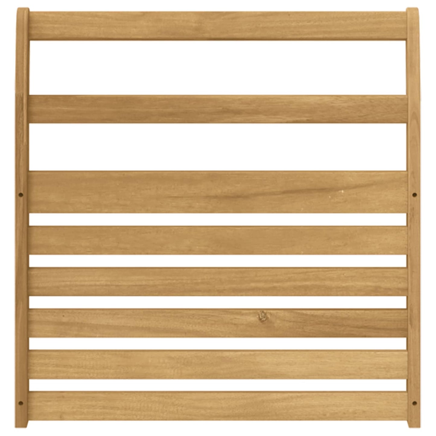 vidaXL Armrests Module 2 pcs White 58.5 x 8 x 60 cm Solid Acacia Wood
