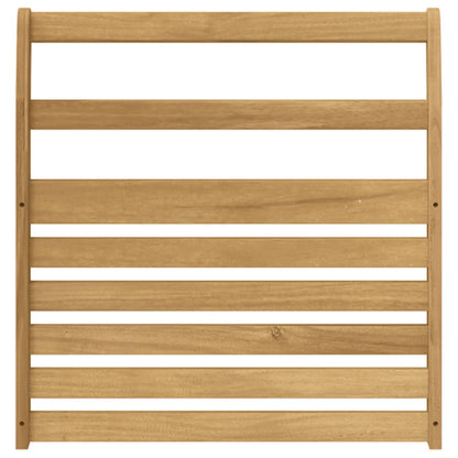 vidaXL Armrests Module 2 pcs White 58.5 x 8 x 60 cm Solid Acacia Wood